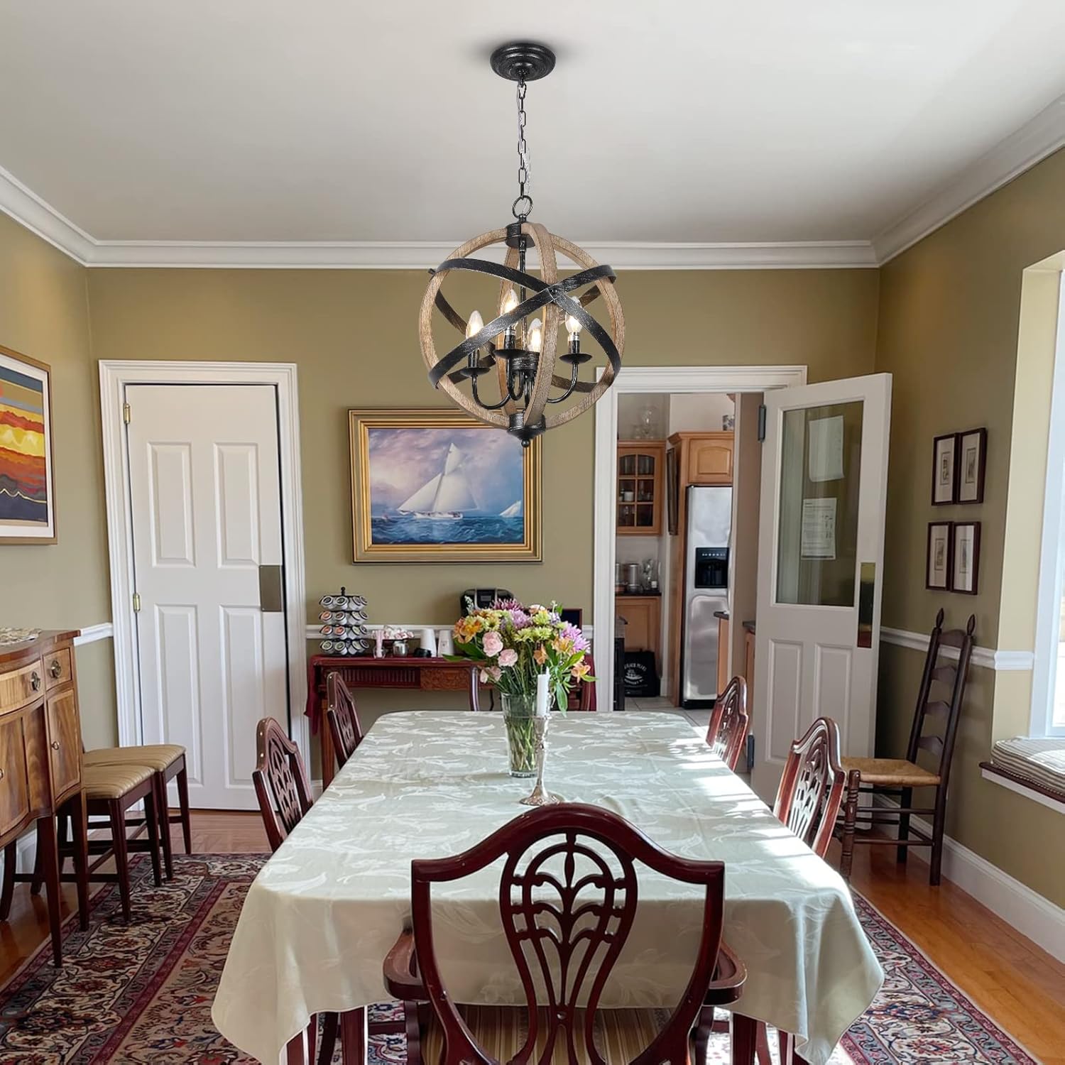 Embracing Rustic Charm: The Farmhouse Chandelier Light Fixture